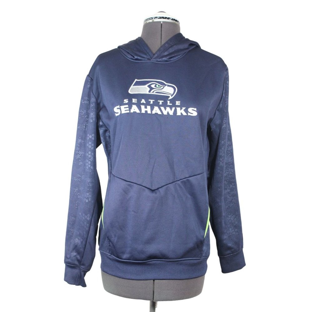 NFL‎ Team Apparel Seattle Seahawks youth fleece hoodie sweatshirt L